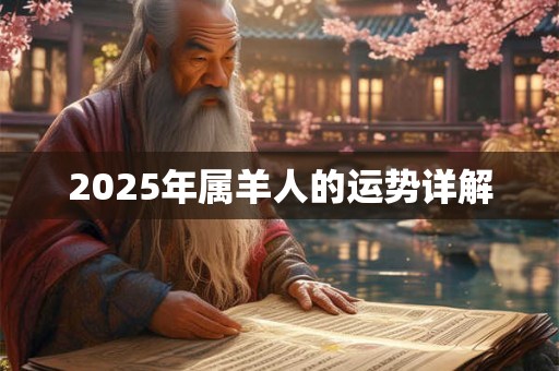 2025年属羊人的运势详解 2025年属羊人的运势详解
