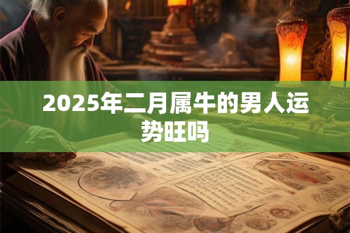 2025年二月属牛的男人运势旺吗 2025年二月属牛的男人运势旺吗