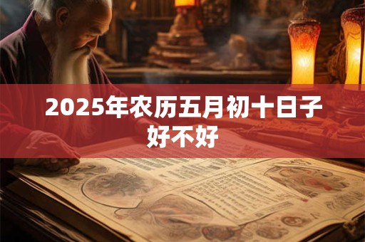 2025年农历五月初十日子好不好