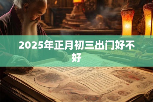 2025年正月初三出门好不好 2025年正月初三出门好不好