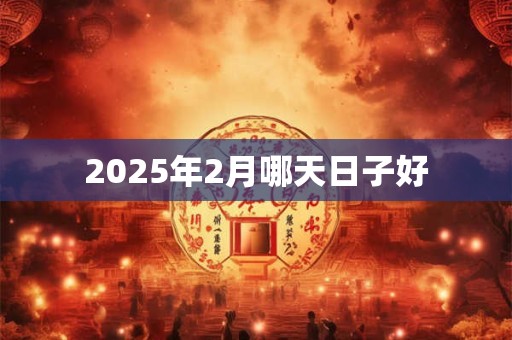 2025年2月哪天日子好 2025年2月哪天日子好
