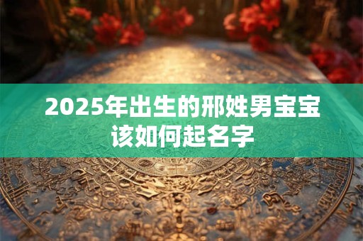 2025年出生的邢姓男宝宝该如何起名字 2025年出生的邢姓男宝宝该如何起名字
