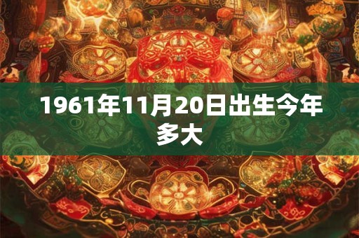1961年11月20日出生今年多大 1961年11月20日出生今年多大