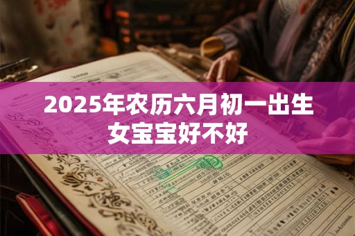 2025年农历六月初一出生女宝宝好不好 2025年农历六月初一出生女宝宝好不好