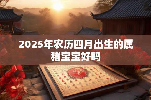 2025年农历四月出生的属猪宝宝好吗 2025年农历四月出生的属猪宝宝好吗