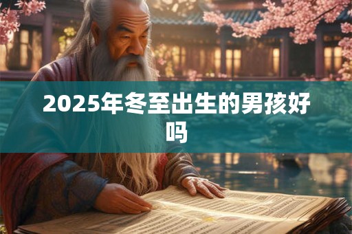2025年冬至出生的男孩好吗 2025年冬至出生的男孩好吗