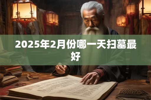2025年2月份哪一天扫墓最好 2025年2月份哪一天扫墓最好