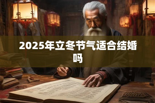 2025年立冬节气适合结婚吗 2025年立冬节气适合结婚吗