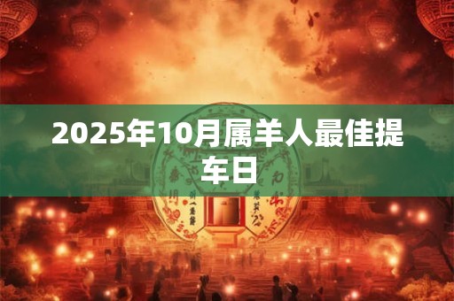 2025年10月属羊人最佳提车日 2025年10月属羊人最佳提车日