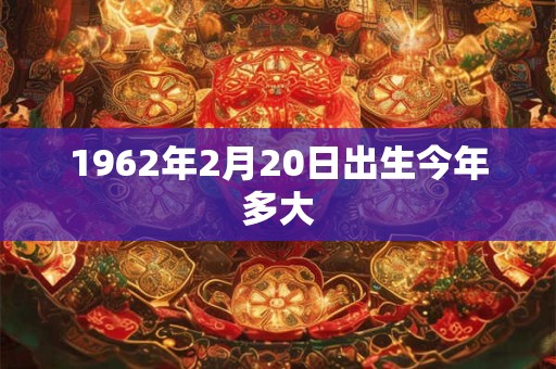 1962年2月20日出生今年多大
