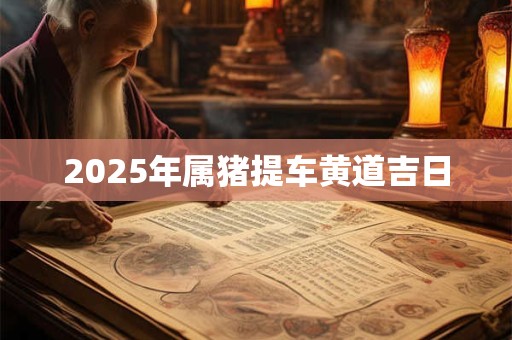 2025年属猪提车黄道吉日 2025年属猪提车黄道吉日
