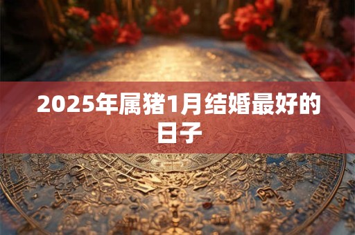 2025年属猪1月结婚最好的日子