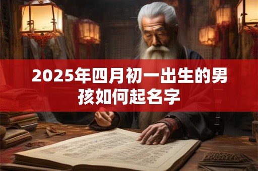 2025年四月初一出生的男孩如何起名字 2025年四月初一出生的男孩如何起名字