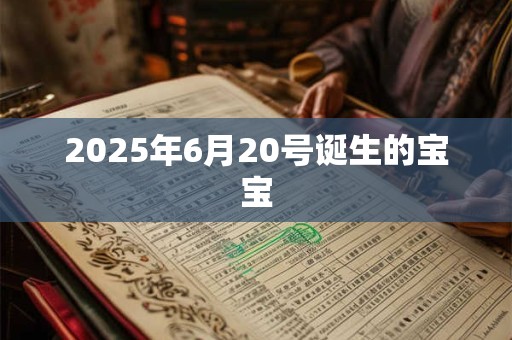 2025年6月20号诞生的宝宝 2025年6月20号诞生的宝宝