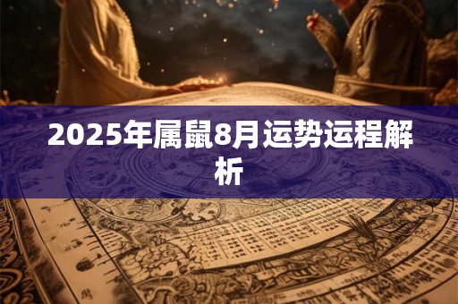 2025年属鼠8月运势运程解析
