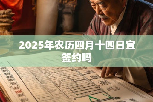 2025年农历四月十四日宜签约吗 2025年农历四月十四日宜签约吗