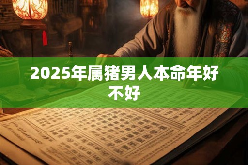 2025年属猪男人本命年好不好 2025年属猪男人本命年好不好