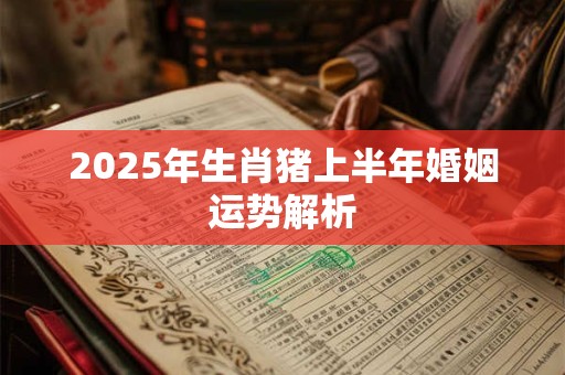 2025年生肖猪上半年婚姻运势解析 2025年生肖猪上半年婚姻运势解析