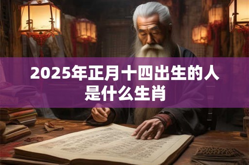 2025年正月十四出生的人是什么生肖 2025年正月十四出生的人是什么生肖