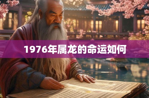 1976年属龙的命运如何 1976年属龙的命运如何