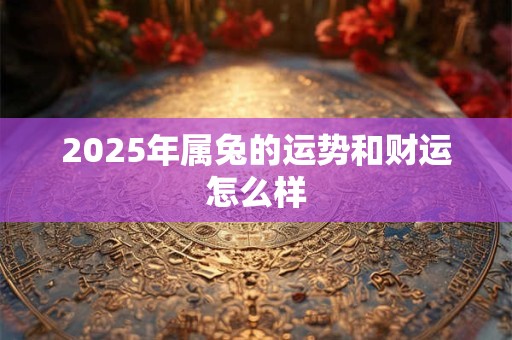 2025年属兔的运势和财运怎么样 2025年属兔的运势和财运怎么样