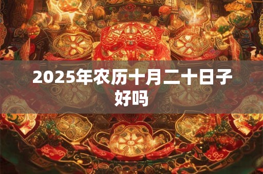 2025年农历十月二十日子好吗