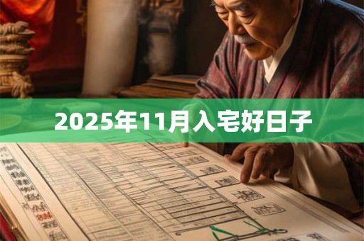 2025年11月入宅好日子
