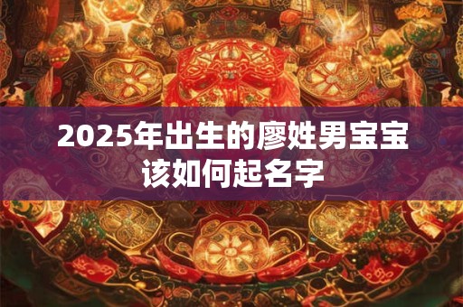 2025年出生的廖姓男宝宝该如何起名字 2025年出生的廖姓男宝宝该如何起名字