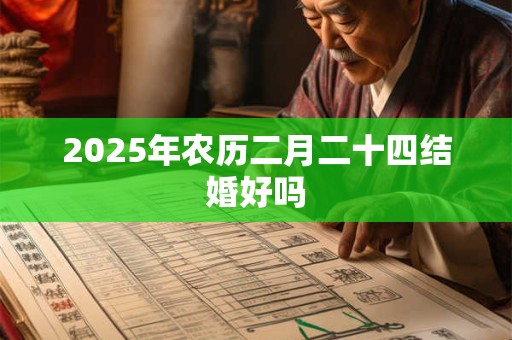 2025年农历二月二十四结婚好吗 2025年农历二月二十四结婚好吗