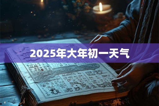 2025年大年初一天气 2025年大年初一天气