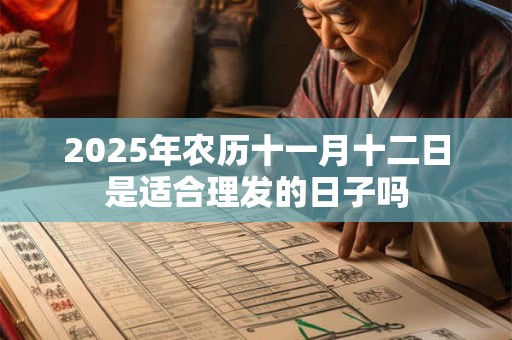 2025年农历十一月十二日是适合理发的日子吗
