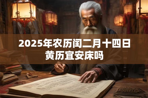 2025年农历闰二月十四日黄历宜安床吗 2025年农历闰二月十四日黄历宜安床吗