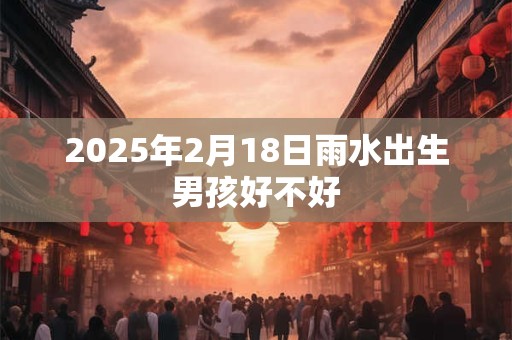 2025年2月18日雨水出生男孩好不好