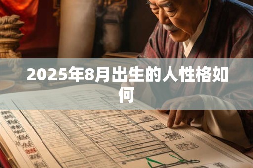 2025年8月出生的人性格如何 2025年8月出生的人性格如何