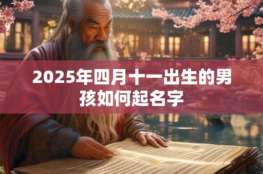 2025年四月十一出生的男孩如何起名字 2025年四月十一出生的男孩如何起名字