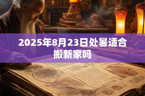 2025年8月23日处暑适合搬新家吗 2025年8月23日处暑适合搬新家吗