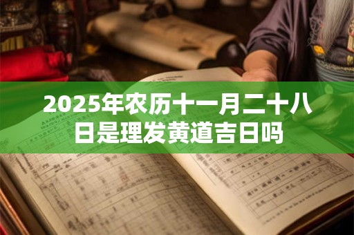 2026年农历十一月二十八日是理发黄道吉日吗