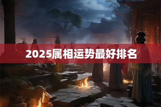 2025属相运势最好排名 2025属相运势最好排名