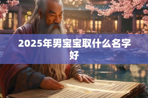 2025年男宝宝取什么名字好 2025年男宝宝取什么名字好