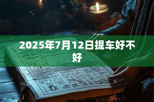 2025年7月12日提车好不好 2025年7月12日提车好不好