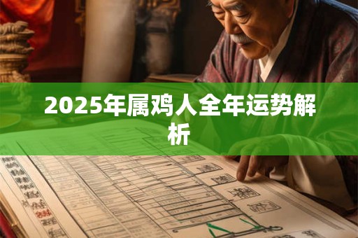 2025年属鸡人全年运势解析 2025年属鸡人全年运势解析