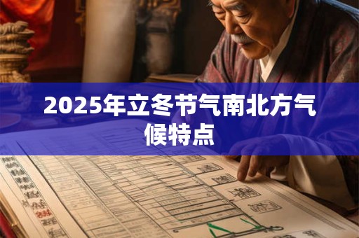 2025年立冬节气南北方气候特点 2025年立冬节气南北方气候特点