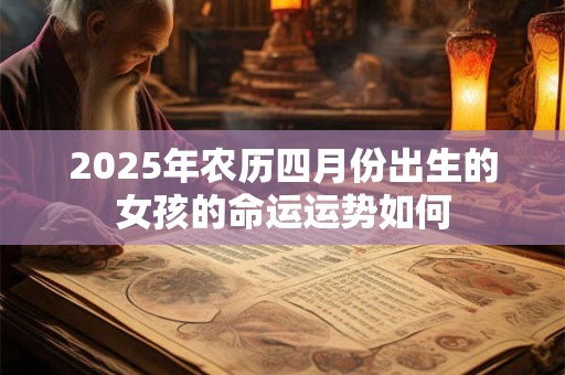 2025年农历四月份出生的女孩的命运运势如何 2025年农历四月份出生的女孩的命运运势如何