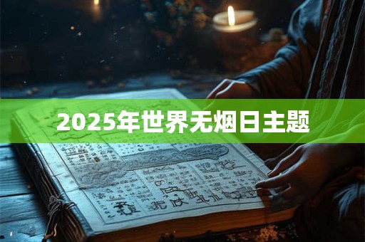 2025年世界无烟日主题
