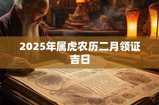 2025年属虎农历二月领证吉日 2025年属虎农历二月领证吉日