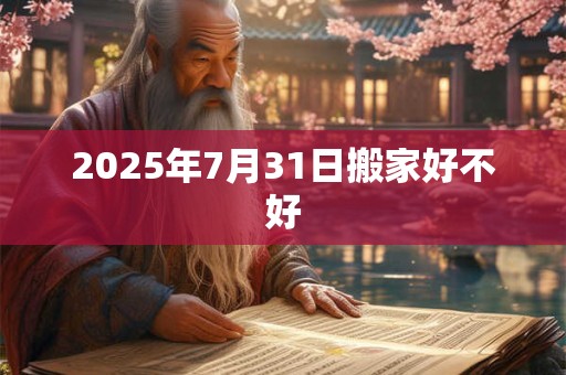2025年7月31日搬家好不好