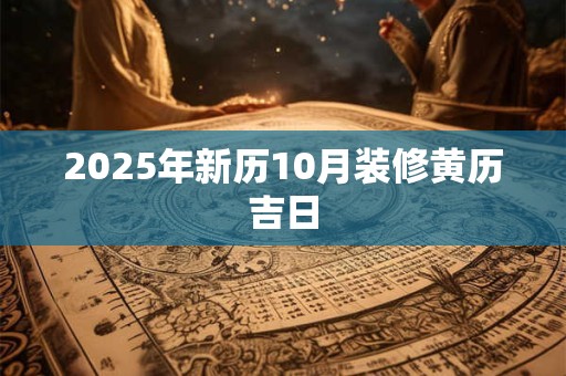2025年新历10月装修黄历吉日 2025年新历10月装修黄历吉日