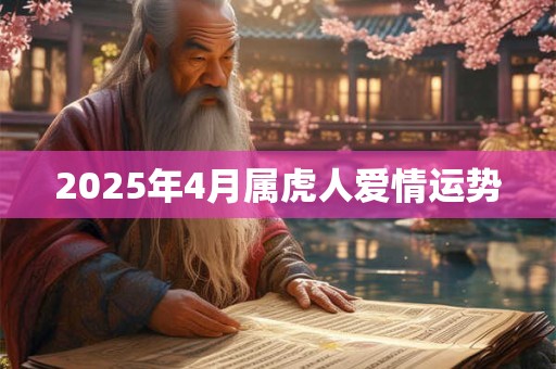 2025年4月属虎人爱情运势 2025年4月属虎人爱情运势