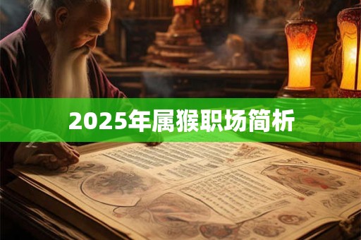 2025年属猴职场简析 2025年属猴职场简析