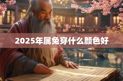 2025年属兔穿什么颜色好 2025年属兔穿什么颜色好